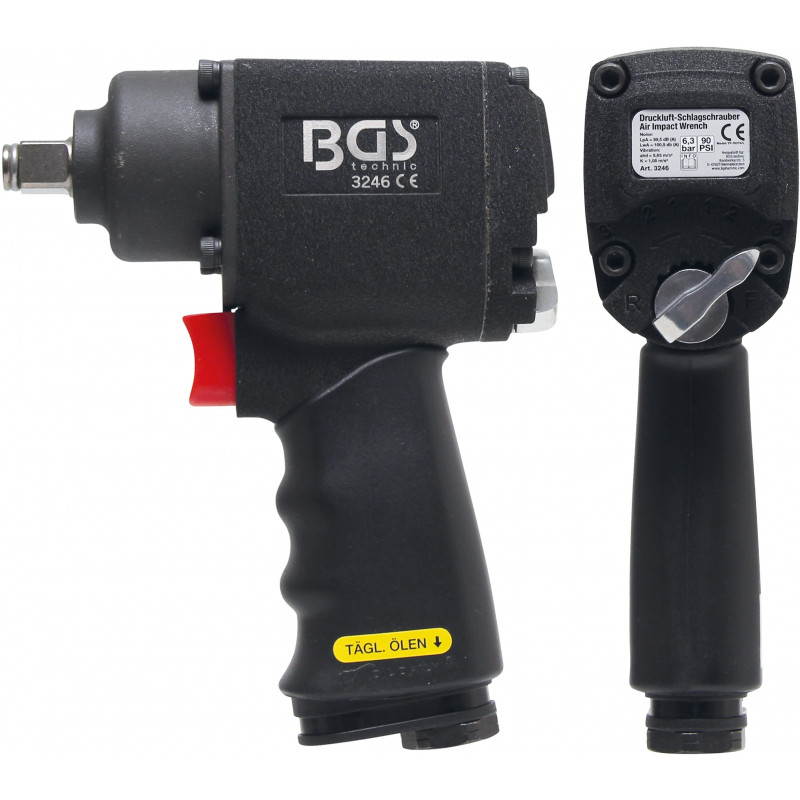 BGS TECHNIC Clé à choc 12,5 mm (1/2") 610 Nm
