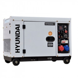 HYUNDAI Groupe électrogène diesel mono et tri 7 kVa DHY8000SE-T