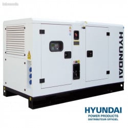 HYUNDAI Groupe électrogène diesel insonorisé tri 16.5kva DHY16KSE