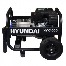 HYUNDAI Groupe électrogène essence 3000W HYK4000 - Vue chassis