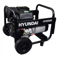 Groupe électrogène HYUNDAI essence 3000W HYK5500 - Vue moteur