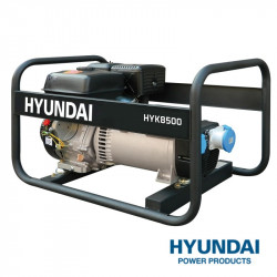 HYUNDAI Groupe électrogène essence  HYK8500 Monophasé 6500 Watts - Vue moteur