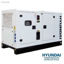 Groupe électrogène industriel Diesel 110kVA HYUNDAI DHY110KSE (triphasé)