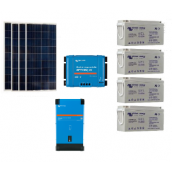 Kit solaire autonome complet pour site isole 1220 Wc VICTRON- 3000 VA